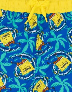 SpongeBob Character Blue Swim Shorts (3-12 Years)