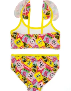 SpongeBob Characters Kids Pink 2 Piece Swim Set (2-12 Years)