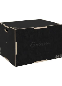 SPORTNOW Pylometric Jump Box Wooden Pylo Box for Home Gym