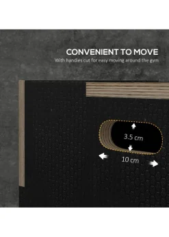 SPORTNOW Pylometric Jump Box Wooden Pylo Box for Home Gym
