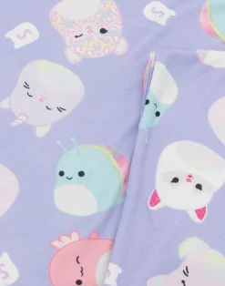 Squishmallows Kids Purple Short Sleeve Long Leg Pyjama Set (5 - 14 Years)