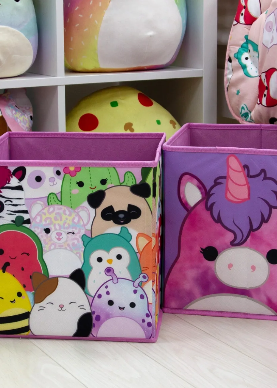Squishmallows Multi Colour Squares 2 Pack Storage Box