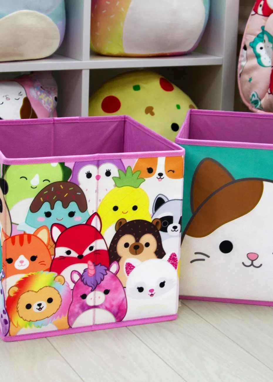 Squishmallows Multi Colour Squares 2 Pack Storage Box
