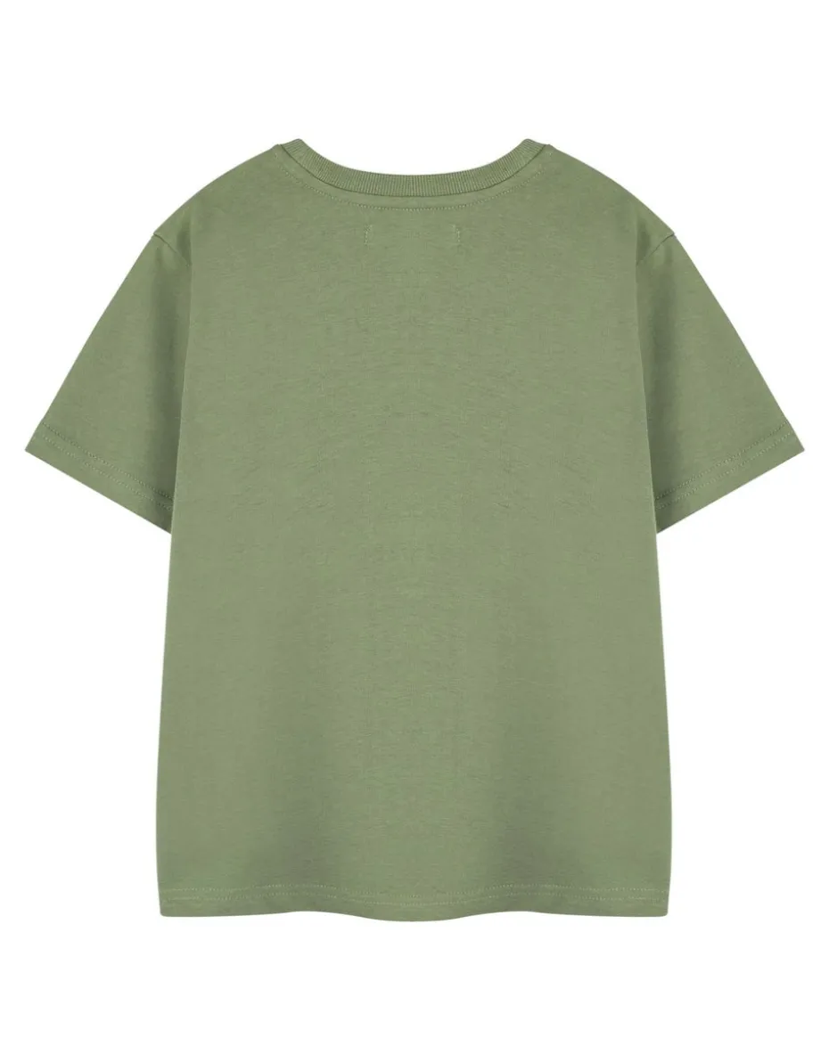 Star Wars Khaki The Mandalorian Grogu Kids T Shirt (3-14 Years)