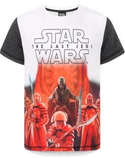 Star Wars Kids White The Last Jedi First Order T Shirt (5-14 Years)