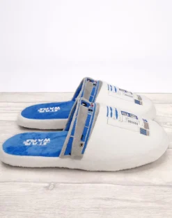 Star Wars White R2 D2 Mule Slippers
