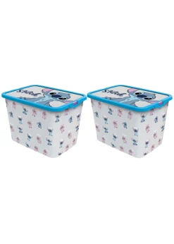Stitch Storage Box 23L - 2 Set