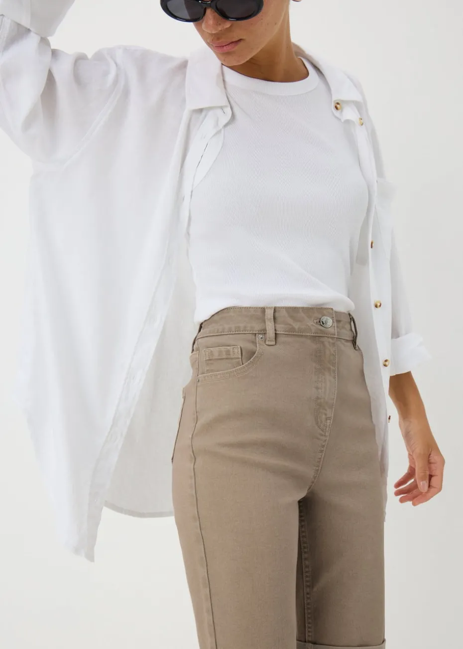 Stone April Denim Shorts