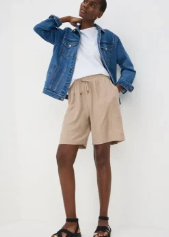 Stone Knee Length Shorts
