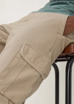 Stone Loose Cargo Trousers