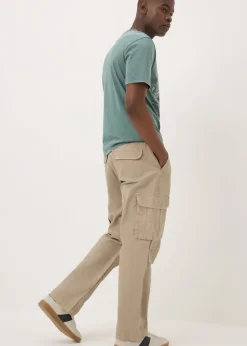 Stone Loose Cargo Trousers