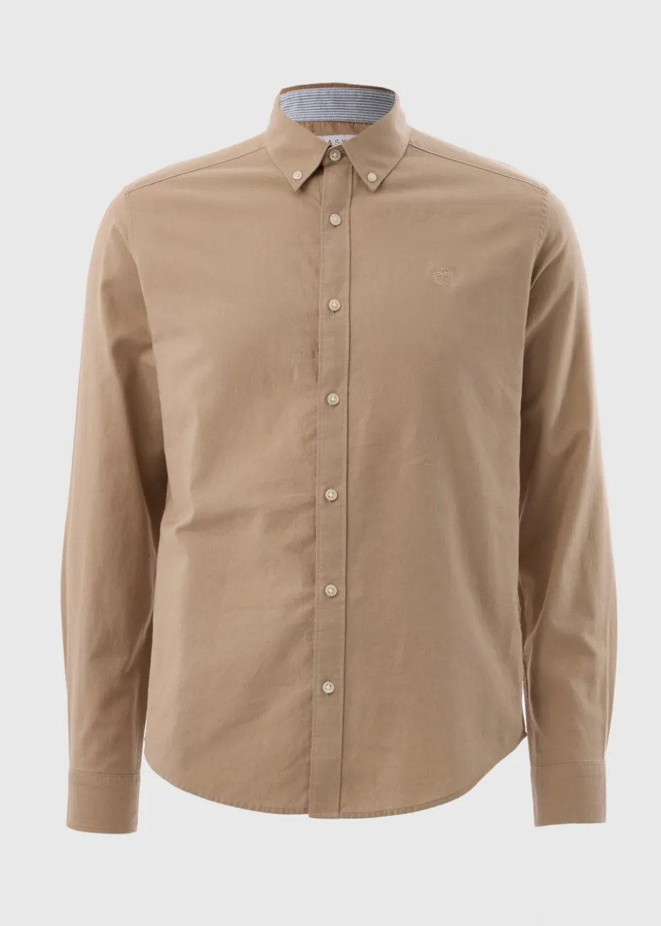 Stone Oxford Shirt