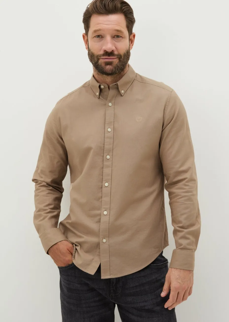 Stone Oxford Shirt