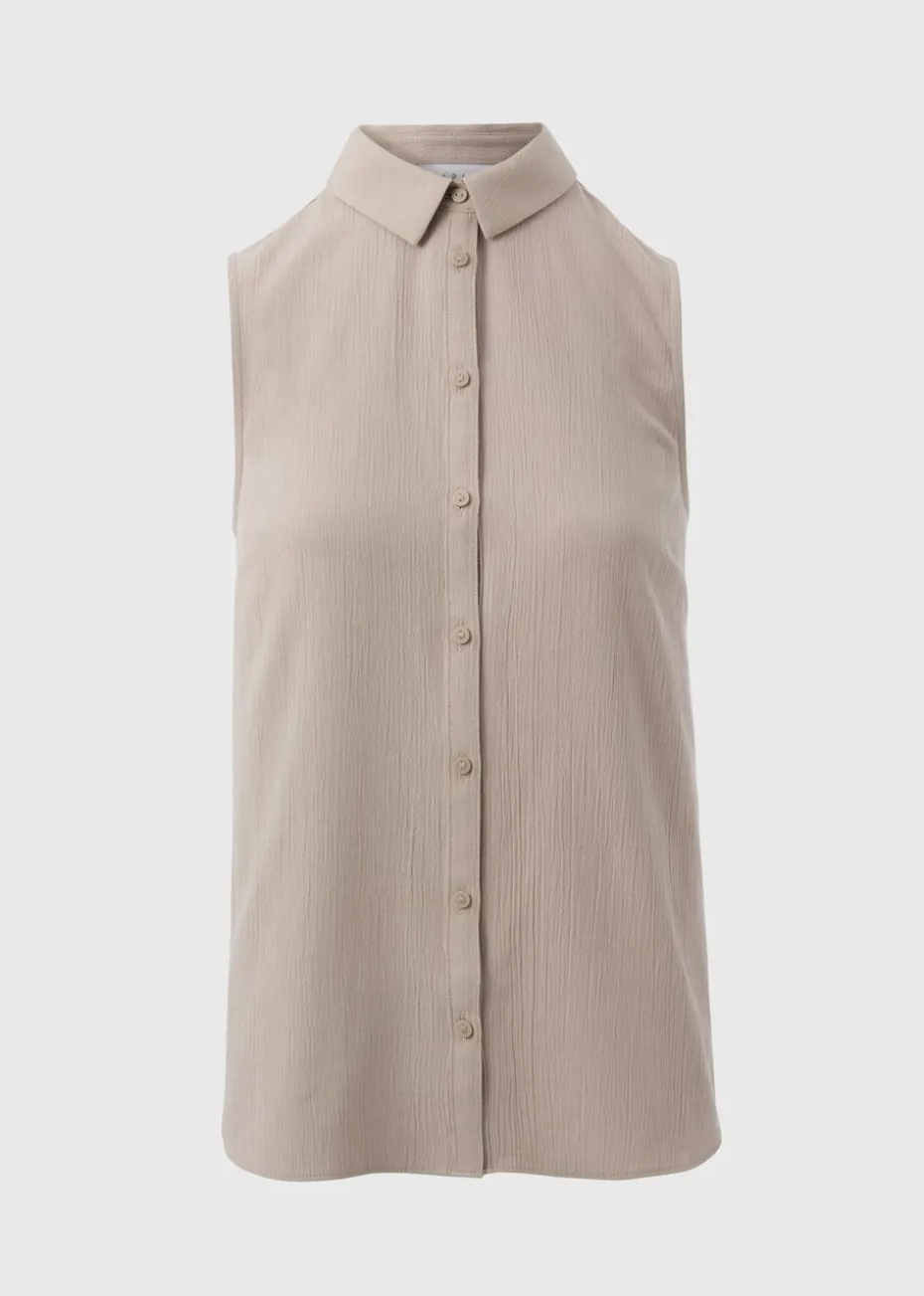 Stone Sleeveless Shirt