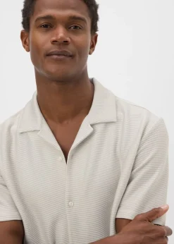 Stone Textured Smart Co Ord Shorts