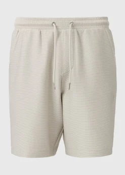 Stone Textured Smart Co Ord Shorts