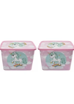 Stor Unicorn Storage Box 23L - Set of 2