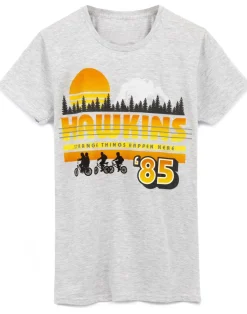 Stranger Things Mens Grey T-Shirt