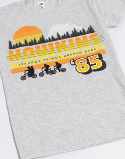 Stranger Things Mens Grey T-Shirt