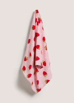 Strawberry Fruit Beach Towel