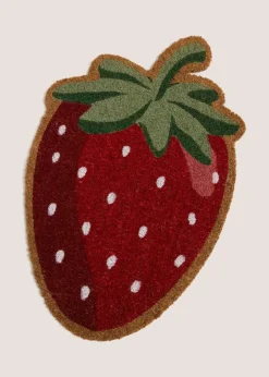 Strawberry Shaped Door Mat