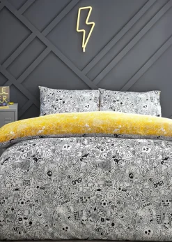 Style Lab Doodles Abstract Duvet Cover Set