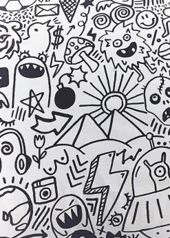 Style Lab Doodles Abstract Duvet Cover Set