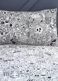 Style Lab Doodles Abstract Duvet Cover Set