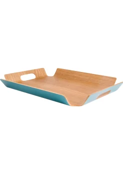Summerhouse by Navigate Green Medium Willow Serving Tray Sage