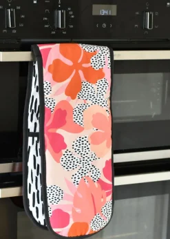 Summerhouse by Navigate Pink Tribal Fusion Oven Gloves