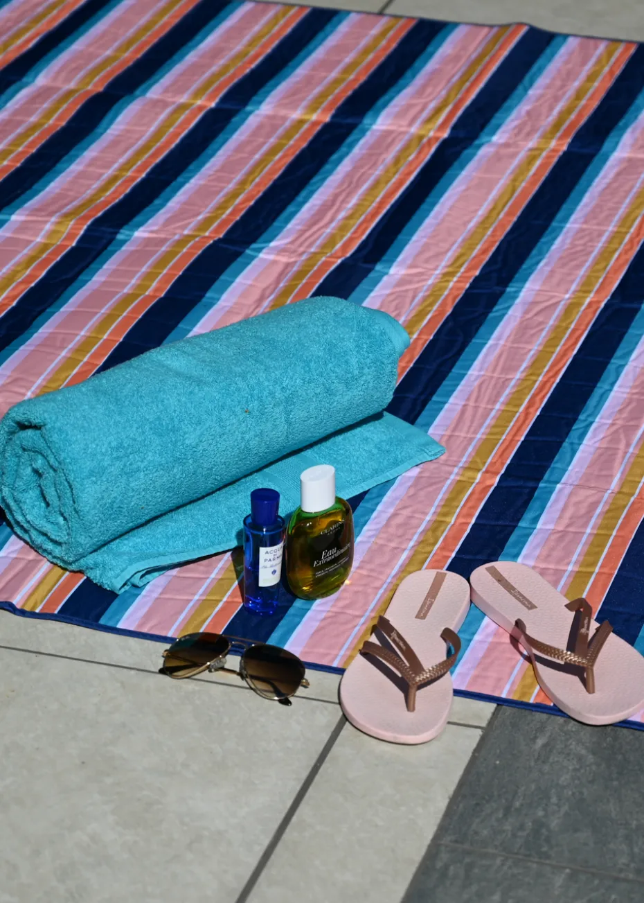 Summerhouse by Navigate Riviera Picnic Blanket Stripe