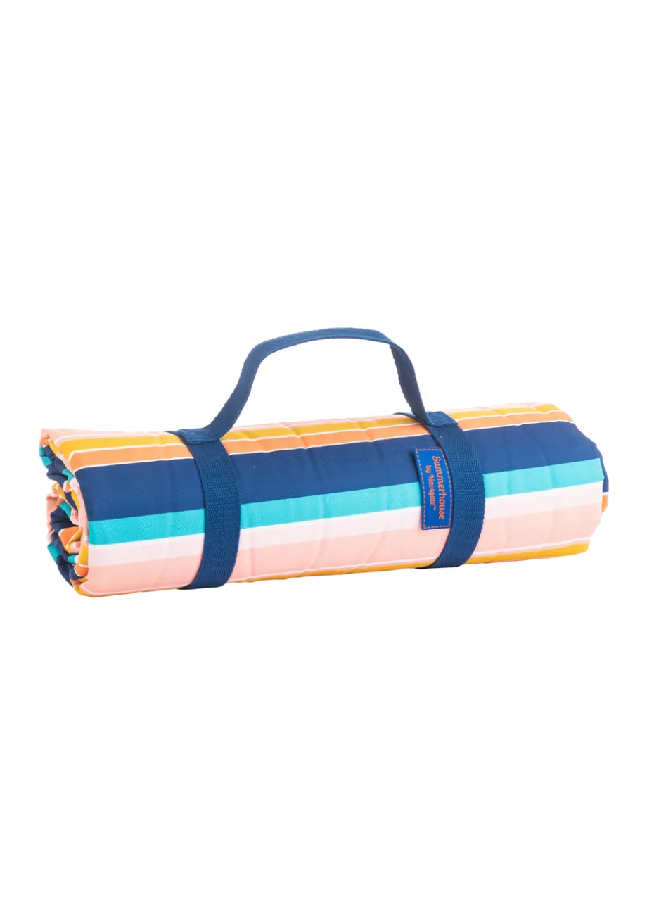 Summerhouse by Navigate Riviera Picnic Blanket Stripe