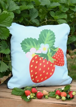 Summerhouse by Navigate Strawberries & Cream Cushion