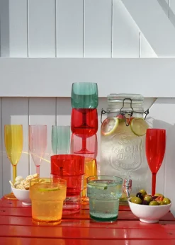 Summerhouse by Navigate Strawberries & Cream Stacking Tumbler (Set of 4)