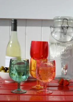 Summerhouse by Navigate Strawberries & Cream Stacking Wine Glass (Set of 4)