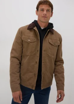 Tan Cord Canvas Jacket