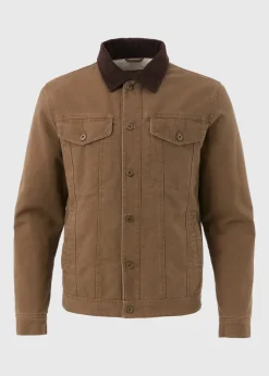 Tan Cord Canvas Jacket