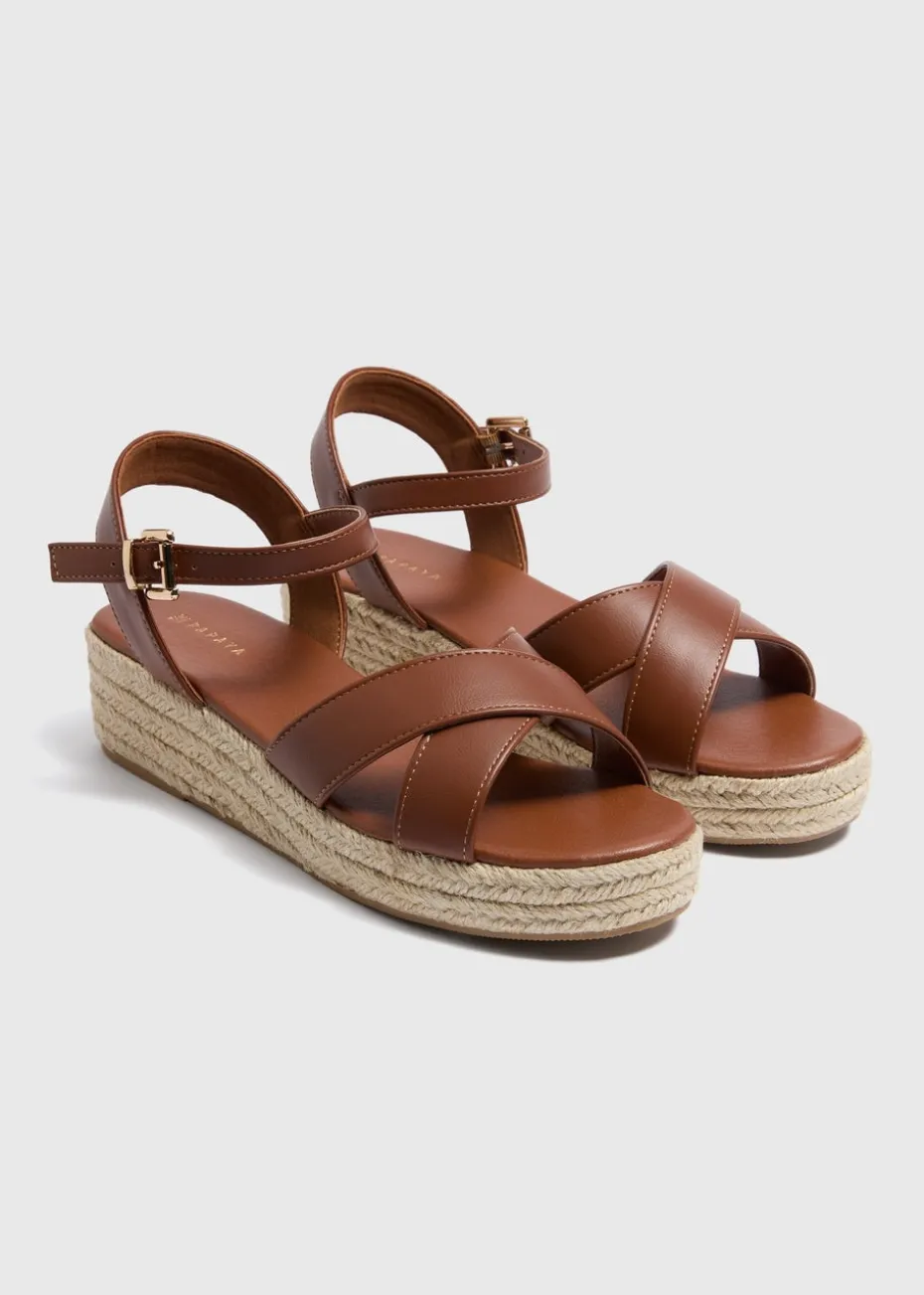 Tan Espadrille Sandals