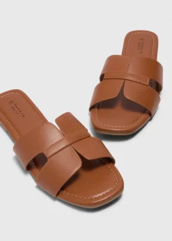 Tan Mule Sandals