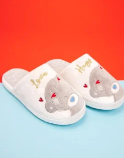Tatty Teddy Me to You White Mule Slippers
