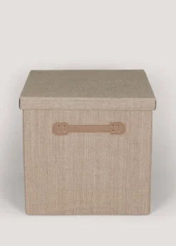 Taupe Foldable Storage Box