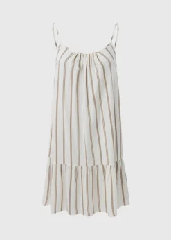 Taupe Stripe Cami Dress