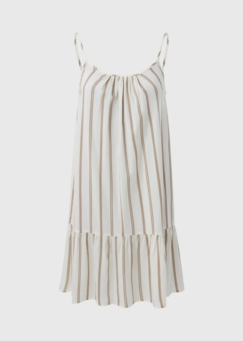 Taupe Stripe Cami Dress