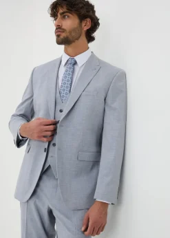 Taylor & Wright Azure Grey Melange Tailored Jacket