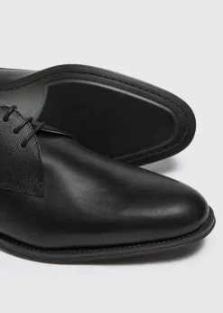 Taylor & Wright Black Faux Leather Derby Shoe