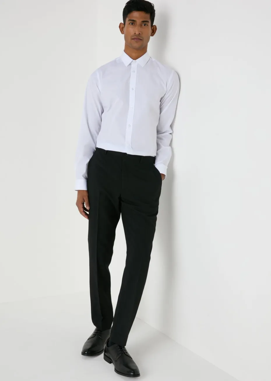 Taylor & Wright Black Skinny Fit Trousers