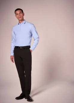 Taylor & Wright Blue Slim Fit Twill Shirt