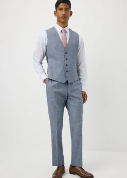 Taylor & Wright Cannes Blue Slim Fit Trousers