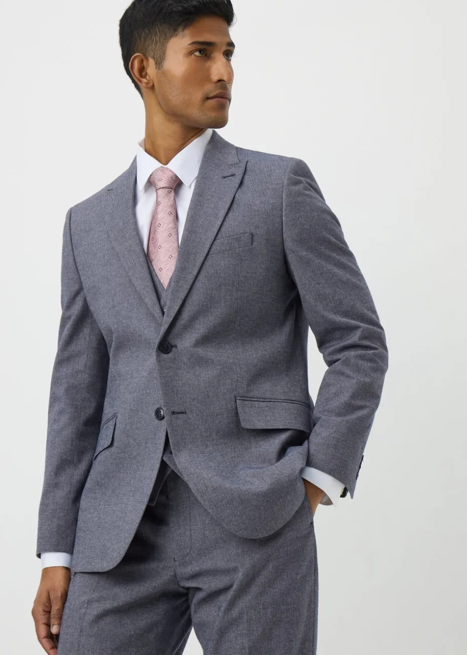 Taylor & Wright Carlo Italian Blue Denim Tailored Suit Jacket