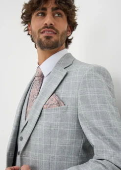 Taylor & Wright Cassis Check Tailored Suit Jacket